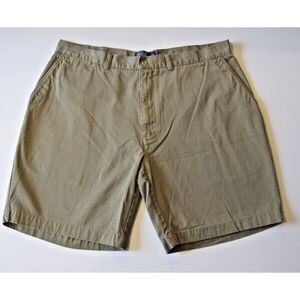 Men's Size 38 (Tag 40) Polo Ralph Lauren Prospect Khaki Beige‎ Flat Front Shorts